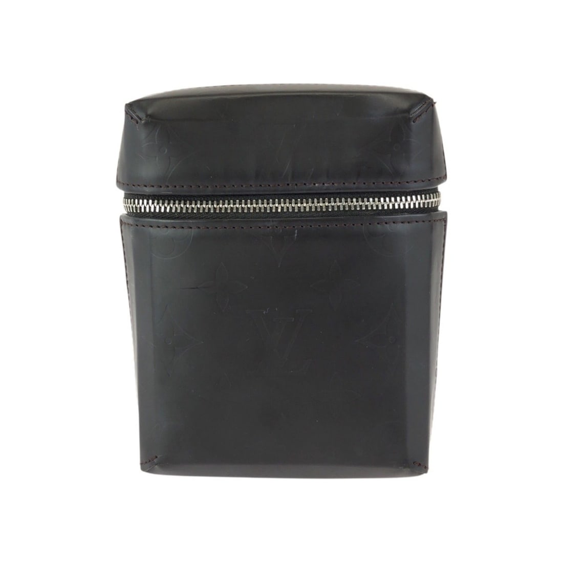 LOUIS VUITTON Louis Vuitton Monogram Glacé Ray Brown Leather Handbag Pouch Small Item Case M46550: --- Catalog ---Category: SizeSize (HxWxD): 13.5cm x 10.5cm x 4cm / 5.31'' x 4.13'' x 1.57''Category: DesignType: Handbag, PouchColor: BrownGender: WomenMaterial: Monogram Category: GeneralMPN: M46550B