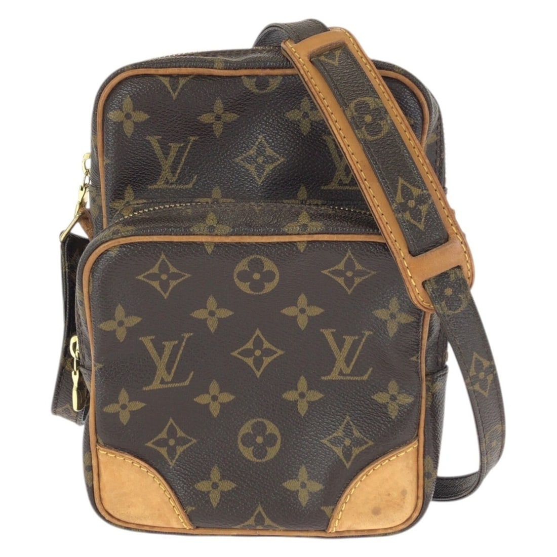 LOUIS VUITTON Louis Vuitton Monogram Amazon Brown Gold Hardware M45236 Shoulder Bag Messenger: --- Catalog ---Category: SizeSize (HxWxD): 21cm x 15cm x 9cm / 8.26'' x 5.9'' x 3.54''Category: DesignType: Messenger bag, Shoulder bagColor: Brown, MonogramGender: WomenMaterial: Monogram Category: G
