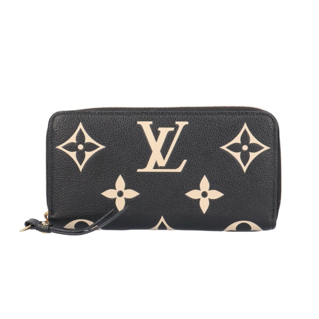 Louis Vuitton Zippy Wallet Bicolor Monogram Empreinte Long M80481 Women's LOUIS VUITTON: --- Catalog ---Category: SizeSize (HxWxD): 10.5cm x 19cm x 2.5cm / 4.13'' x 7.48'' x 0.98''Category: DesignType: Long wallet (bi-fold)Color: Beige, BlackGender: WomenMaterial: Monogram Empreinte Categ