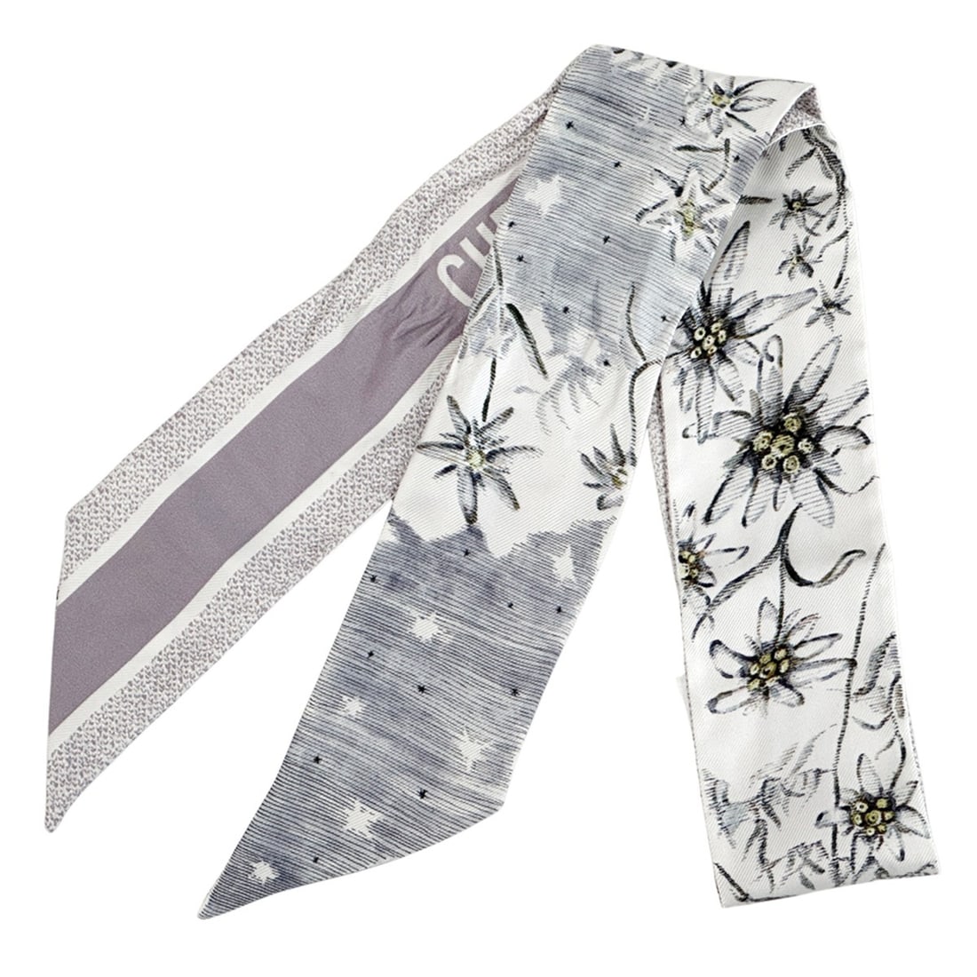 Christian Dior Dior scarf/muffler for women, brand name, Mitzah, silk, purple, blue, multicolor,: --- Catalog ---Category: SizeSize (LxW): 1m x 6cm / 39.37'' x 2.36''Category: DesignType: ScarfColor: Blue, Multi-color, PurpleGender: WomenMaterial: Silk Category: GeneralBrand: Christian DiorCountry