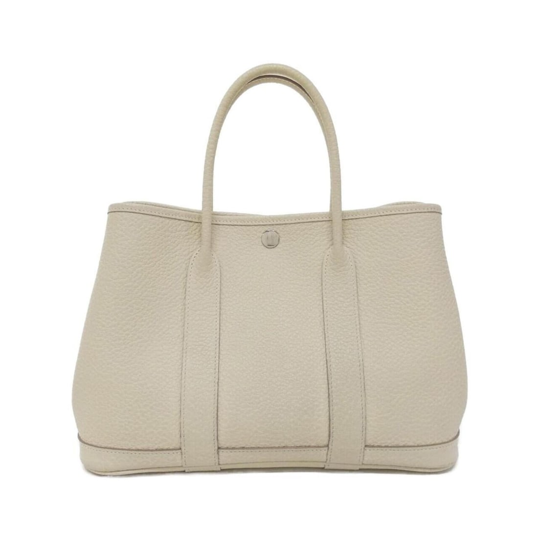 Hermes Garden Party 30cm 064422CK Handbag: --- Catalog ---Category: SizeSize (HxWxD): 21cm x 30cm x 13.5cm / 8.26'' x 11.81'' x 5.31''Category: DesignType: HandbagColor: WhiteGender: Men,WomenMaterial: Country leather Hardware Color: