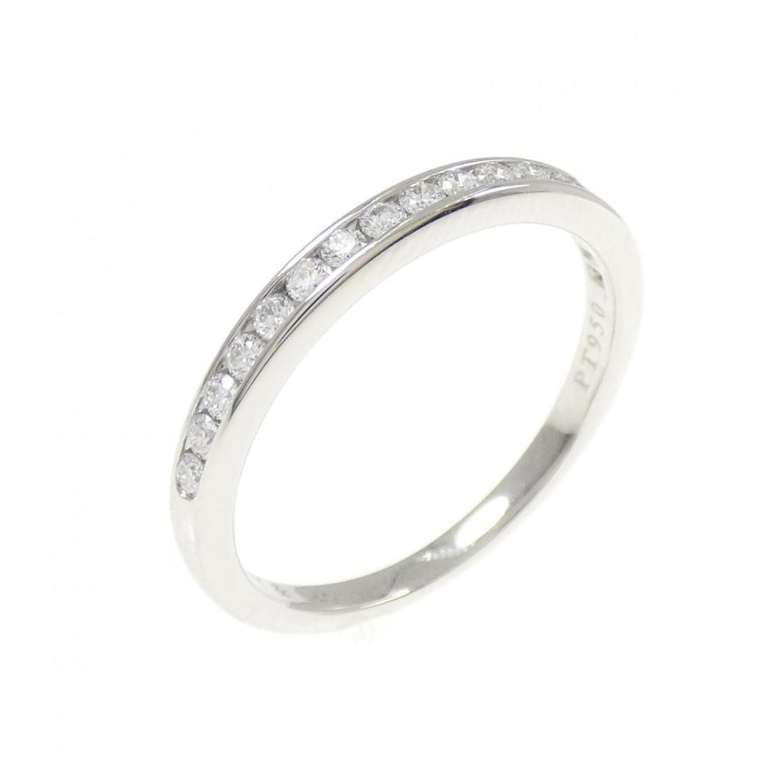 Tiffany Half Circle Channel Setting Ring: --- Catalog ---Category: SizeJP Size: 11.5US Size: 6Category: DesignType: Band ringStone: DiamondGender: WomenMaterial: Platinum 950Category: GeneralBrand: Tiffany--- Item List ---Section:
