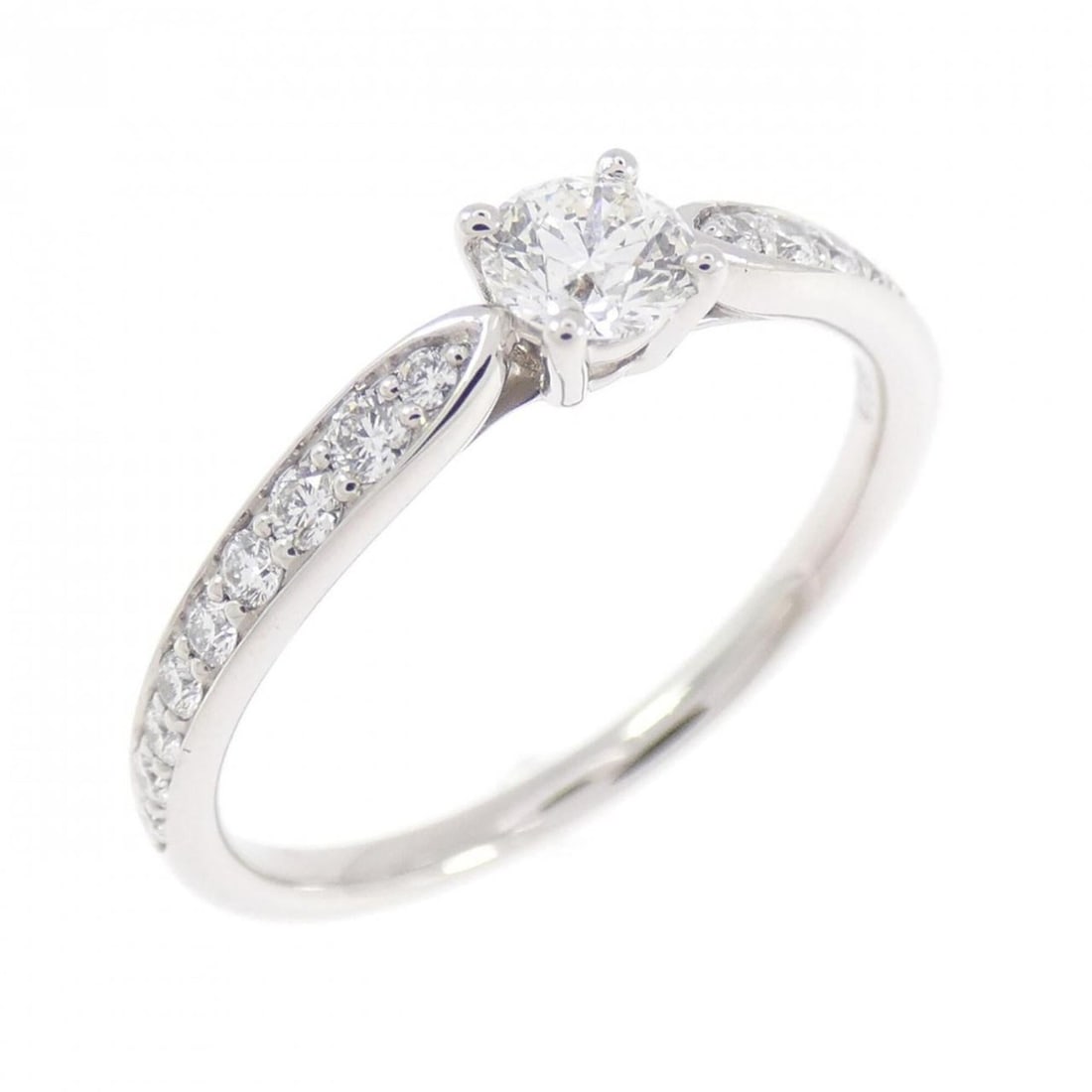 Tiffany Harmony Ring 0.25CT G VVS1 3EXT: --- Catalog ---Category: SizeJP Size: 14.0US Size: 7Category: DesignType: Band ringStone: DiamondGender: WomenMaterial: Platinum 950Category: GeneralBrand: Tiffany--- Item List ---Section: