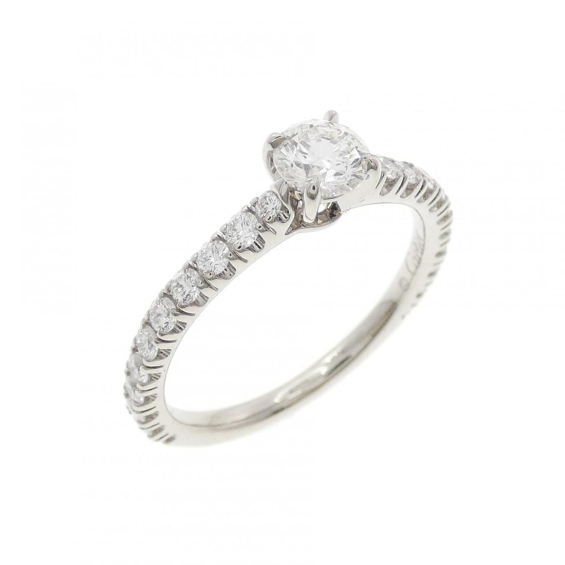 Cartier 1895 Ring, 0.31ct: --- Catalog ---Category: SizeUS Size: 5Brand Size: 49Category: DesignType: Band ringColor: PlatinumStone: DiamondGender: WomenMaterial: Platinum 950Weight (ct.): 0.31Category: GeneralMPN: N4761400Bran