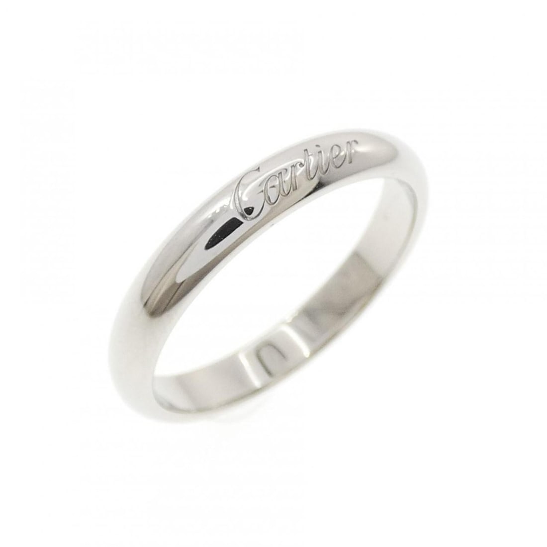 Cartier C de Ring: --- Catalog ---Category: SizeUS Size: 6Brand Size: 51Category: DesignType: Band ringColor: PlatinumGender: WomenMaterial: Platinum 950Category: GeneralBrand: Cartier--- Item List ---Section: Condition