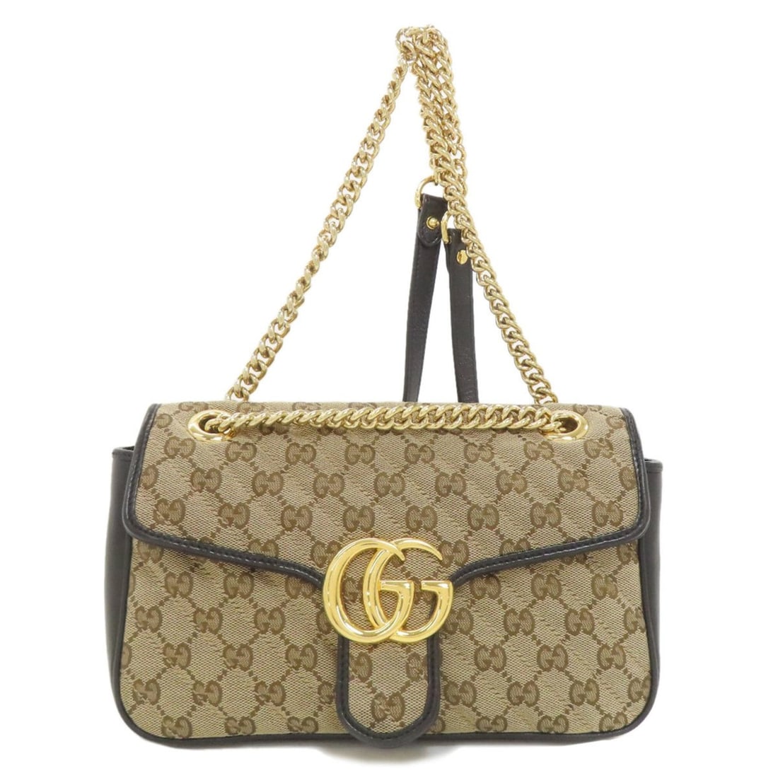 Gucci 443497 GG Marmont Medium Shoulder Bag Canvas Women's GUCCI: --- Catalog ---Category: SizeSize (HxWxD): 17cm x 25cm x 6.5cm / 6.69'' x 9.84'' x 2.55''Category: DesignType: Shoulder bagColor: BrownGender: WomenMaterial: Canvas Category: GeneralMPN: 443497Brand: 