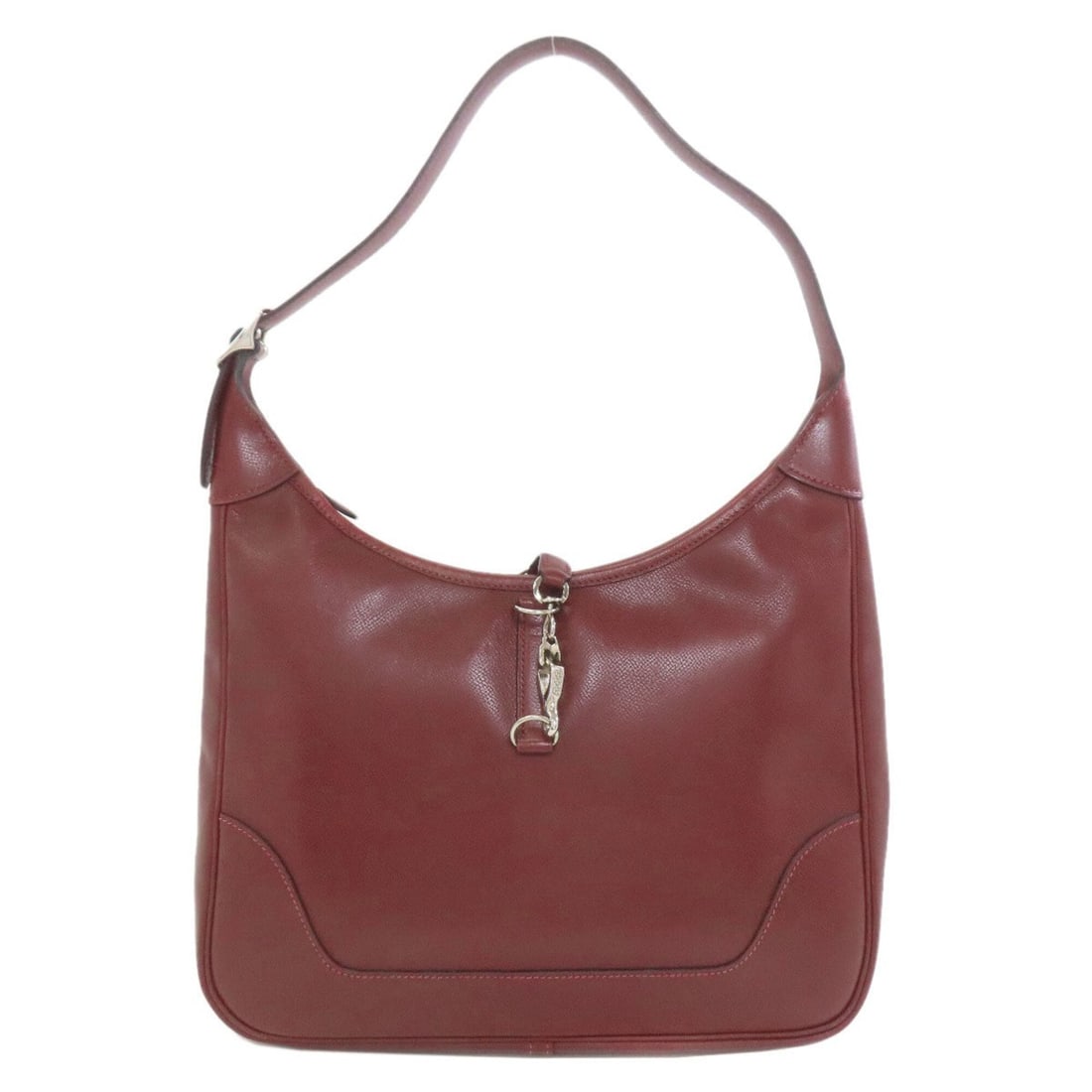 Hermes Trim 31 Rouge H Silver Hardware Shoulder Bag Lisse Women's HERMES: --- Catalog ---Category: SizeSize (HxWxD): 25cm x 30cm x 7cm / 9.84'' x 11.81'' x 2.75''Category: DesignType: Shoulder bagColor: Rouge HGender: WomenMaterial: Lisse leather Category: GeneralBrand: Her
