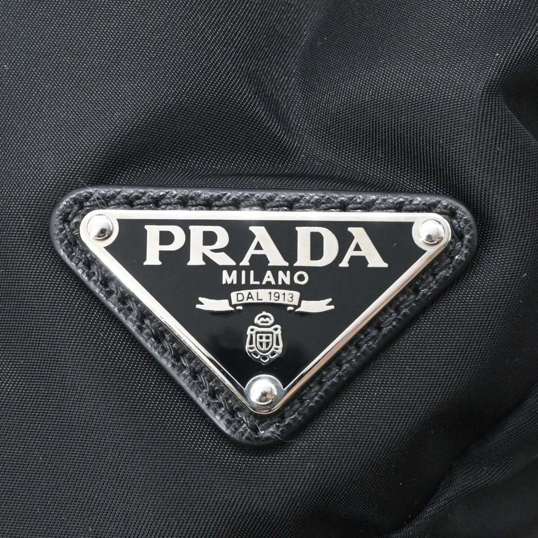 PRADA Tessuto Speedlock Nylon Backpack (Black) - 11
