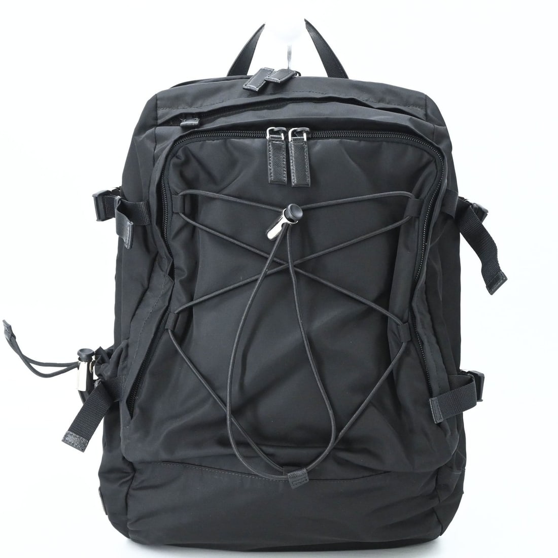 PRADA Tessuto Speedlock Nylon Backpack (Black) - 2