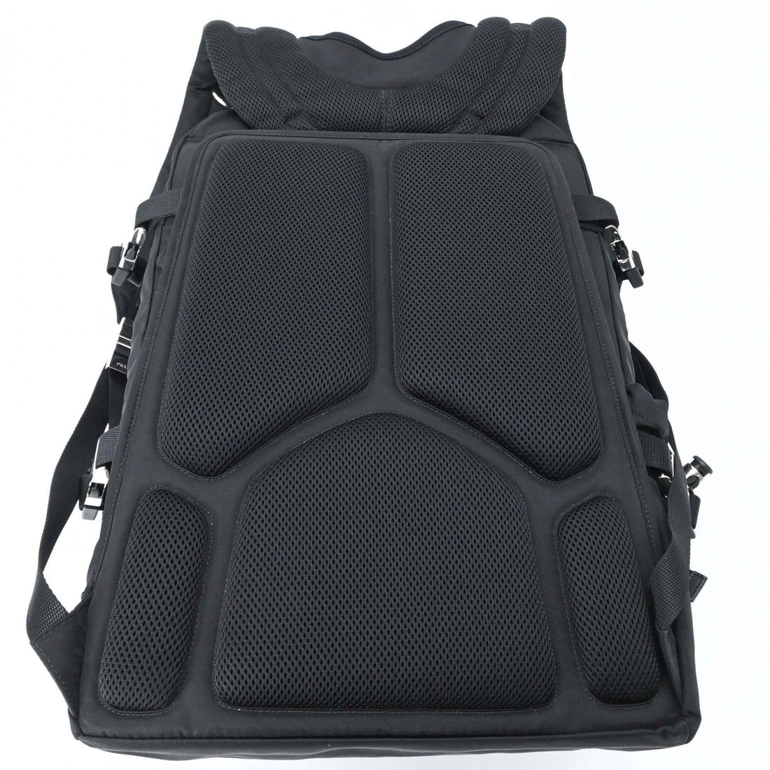 PRADA Tessuto Speedlock Nylon Backpack (Black) - 9