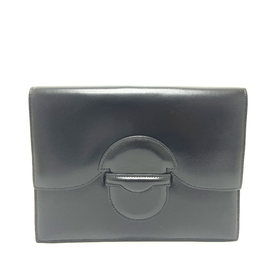 HERMES Faco Bag, Clutch Party Mini Second Box Calf Leather, Men's, Women's, Black: --- Catalog ---Category: SizeSize (HxWxD): 18cm x 24cm x 5cm / 7.08'' x 9.44'' x 1.96''Category: DesignType: Clutch bagColor: BlackGender: Men,WomenMaterial: Box calf leather Category: GeneralBrand: H