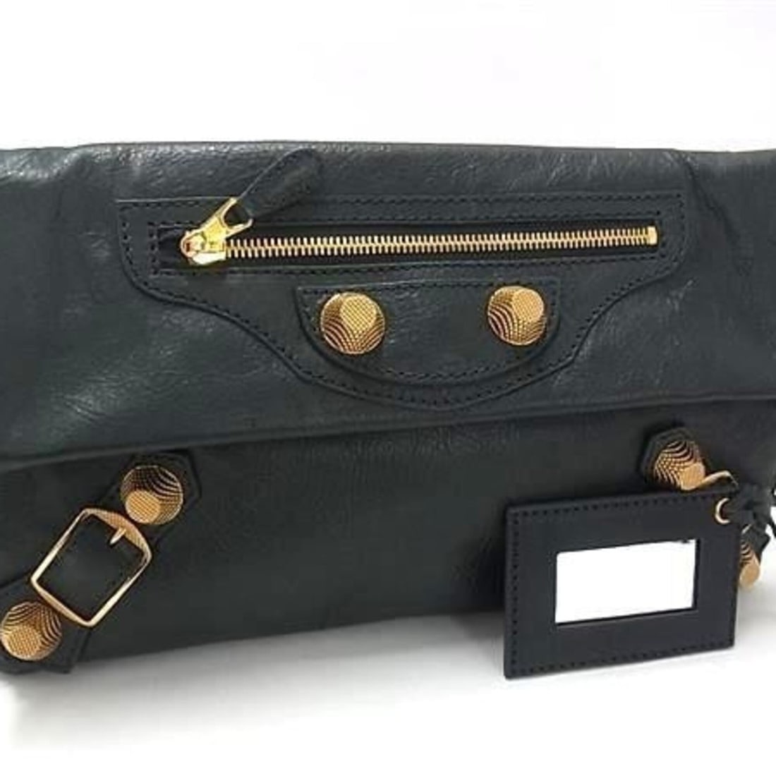 BALENCIAGA Giant Envelope Clutch Bag 186182 Gray Leather Men's and Women's: --- Catalog ---Category: SizeSize (HxWxD): 18.5cm x 31cm x 1.5cm / 7.28'' x 12.2'' x 0.59''Category: DesignType: Clutch bagColor: Dark gray, GrayGender: Men,WomenMaterial: Leather Category: GeneralMPN