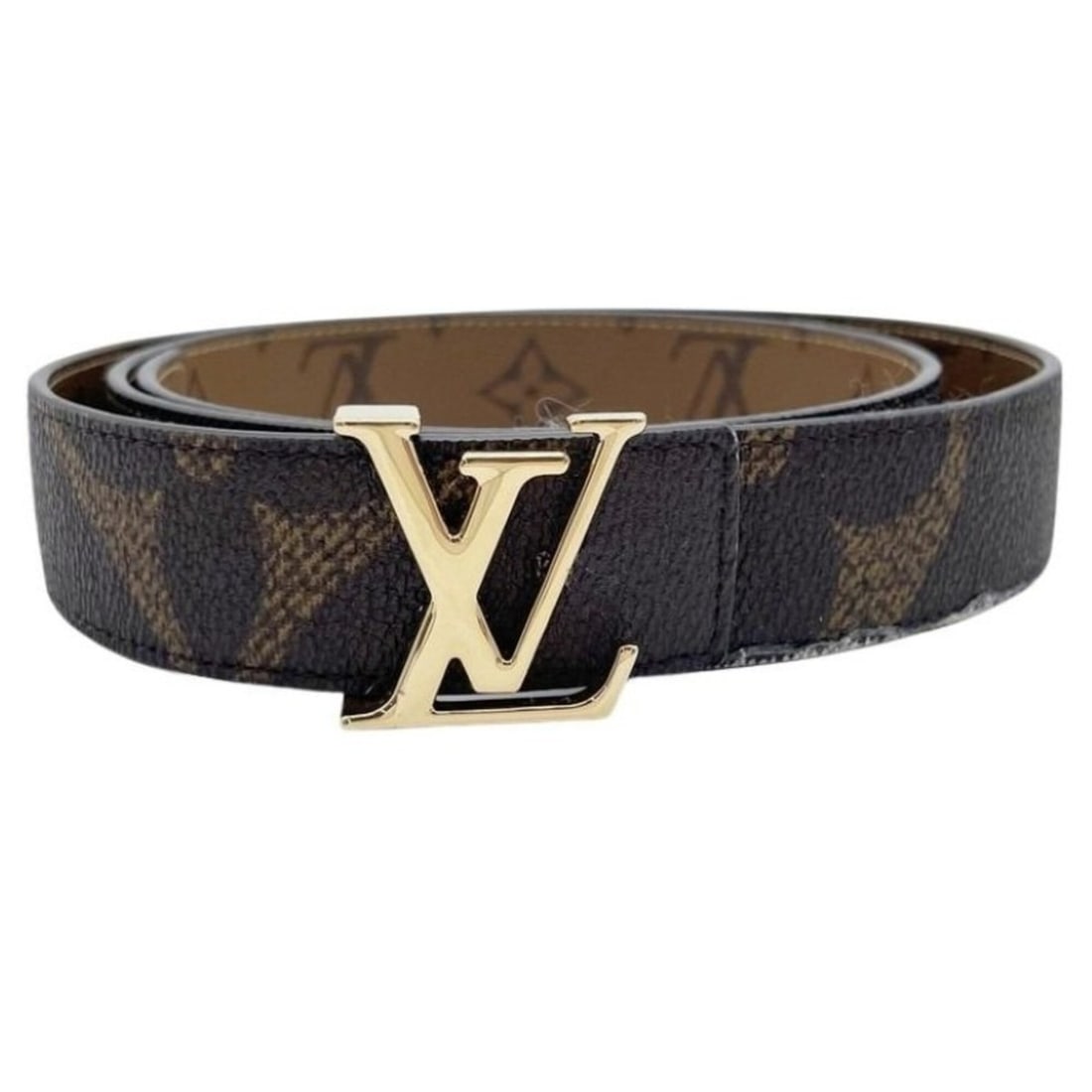LOUIS VUITTON Louis Vuitton Belt LV Iconic Reversible M0149 Monogram Reverse Men's Women's (1 of 8)