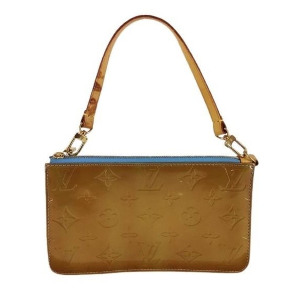 LOUIS VUITTON Louis Vuitton Pouch Lexington M91011 Green Monogram Vernis Women's Handbag: --- Catalog ---Category: SizeSize (HxWxD): 12cm x 20.5cm x 4cm / 4.72'' x 8.07'' x 1.57''Category: DesignType: Handbag, PouchColor: Brown, GreenGender: WomenMaterial: Monogram Vernis Category: General