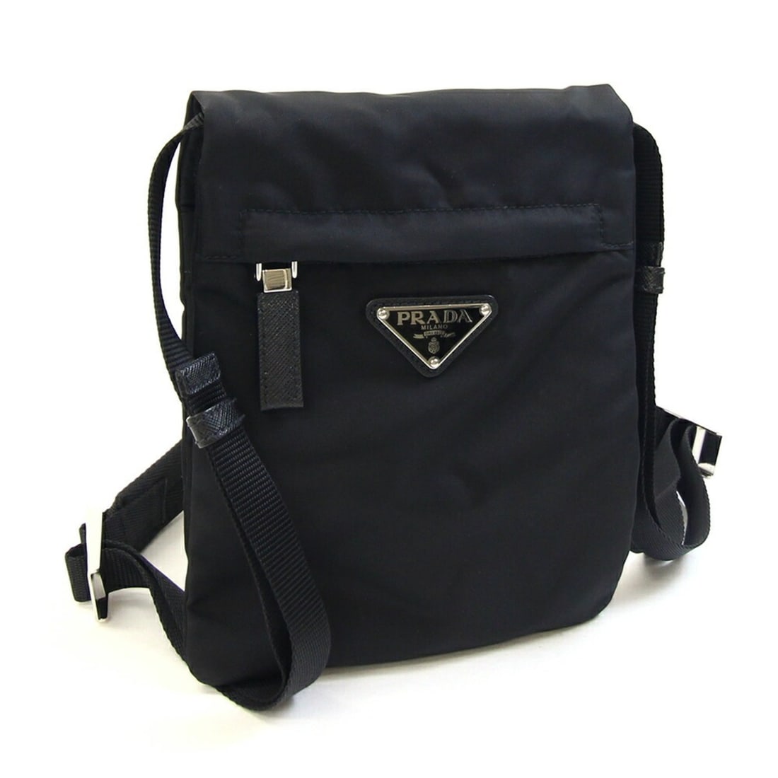 Prada Shoulder Bag 2VH059 Black Nylon Crossbody Pouch for Women and Men PRADA (1 of 16)
