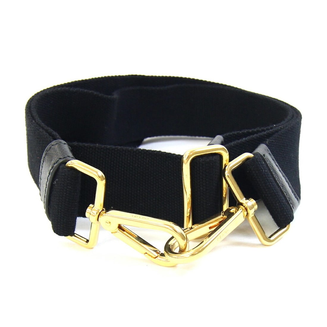 Prada Shoulder Strap, Black Canvas Leather Bag Replacement Women's PRADA: --- Catalog ---Category: SizeHandle/Strap Length: 74cm - 128cm / 29.13'' - 50.39''Category: DesignType: StrapColor: BlackGender: WomenMaterial: Canvas, LeatherCategory: GeneralBrand: Prada--- Item Lis