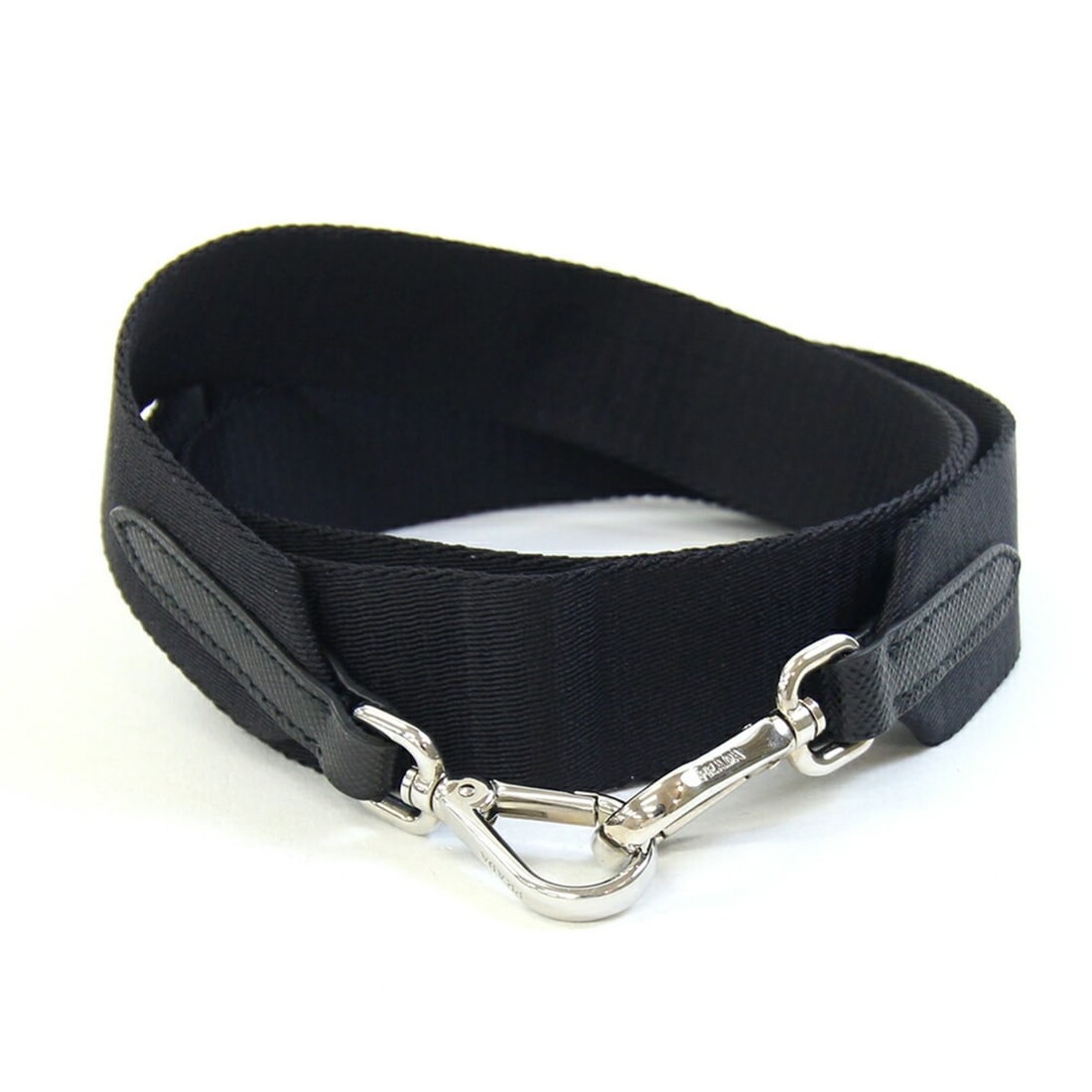 Prada Shoulder Strap, Black Canvas Leather, Replacement Bag, Women's/Men's, PRADA: --- Catalog ---Category: SizeHandle/Strap Length: 114cm / 44.88''Category: DesignType: StrapColor: BlackGender: Men,WomenMaterial: LeatherCategory: GeneralBrand: Prada--- Item List ---Section: Conditi