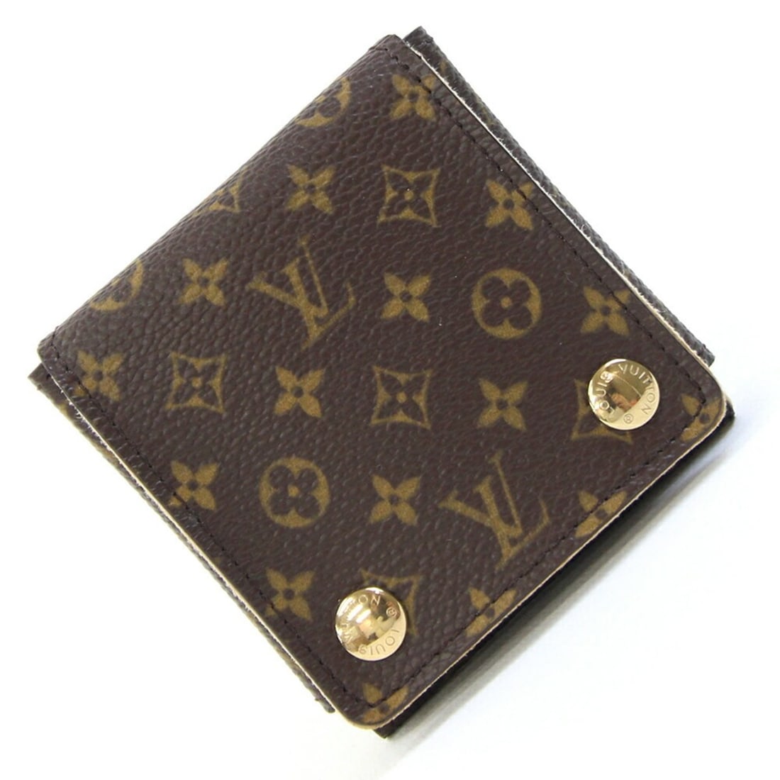 Louis Vuitton Monogram Case, Handbag, Pouch, Women's, Men's, LOUIS VUITTON: --- Catalog ---Category: SizeSize (HxWxD): 7.5cm x 7cm / 2.95'' x 2.75''Category: DesignType: PouchGender: Men,WomenMaterial: Monogram , Canvas Category: GeneralBrand: Louis VuittonCountry of Origin: 