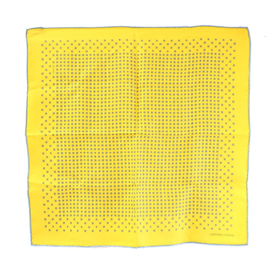 Hermes Scarf/Muffler, Carre 42, Yellow/Light Blue, 100% Silk, Petit Carre/Mini Stole, Women's.: --- Catalog ---Category: SizeSize (LxW): 41.5cm x 41.5cm / 16.33'' x 16.33''Category: DesignType: ScarfColor: Light blue, YellowGender: WomenMaterial: Silk 100%Category: GeneralBrand: HermesCountry of
