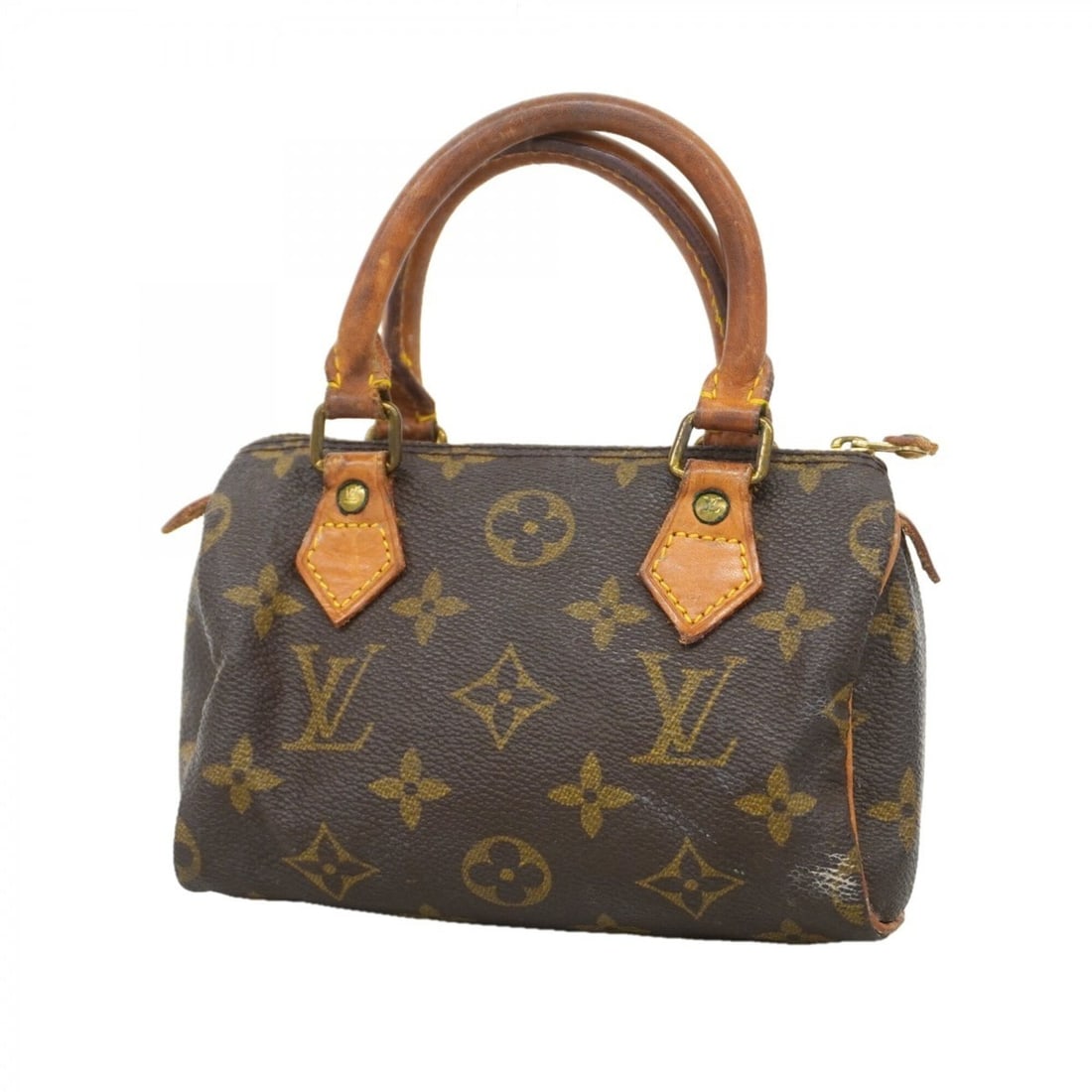 Louis Vuitton Monogram Mini Speedy Handbag M41534 Brown Women's: --- Catalog ---Category: SizeSize (HxWxD): 9cm x 16cm x 7cm / 3.54'' x 6.29'' x 2.75''Category: DesignType: HandbagColor: BrownGender: WomenCategory: GeneralMPN: M41534Brand: Louis Vuitton--- Item Lis