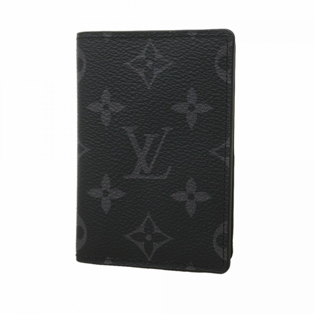 Louis Vuitton Business Card Holder/Card Case, Monogram Eclipse Organizer de Poche, M61696, Black,: --- Catalog ---Category: DesignType: Card caseColor: BlackGender: MenCategory: GeneralMPN: M61696Brand: Louis VuittonCategory: Physical PropertiesSize (HxWxD): 11cm x 8cm x 1cm / 4.33'' x 3.14'' x 0.3