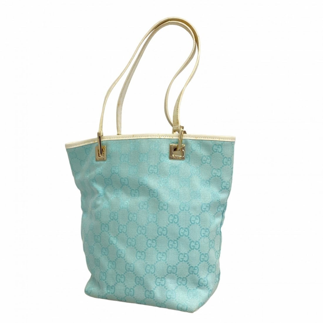 Gucci GG Canvas Tote Bag 002 1099 Blue White Women's: --- Catalog ---Category: SizeSize (HxWxD): 24.5cm x 17cm x 10.5cm / 9.64'' x 6.69'' x 4.13''Category: DesignType: Tote bagColor: Blue, WhiteGender: WomenMaterial: Canvas Hardware Color: GoldCategory: 