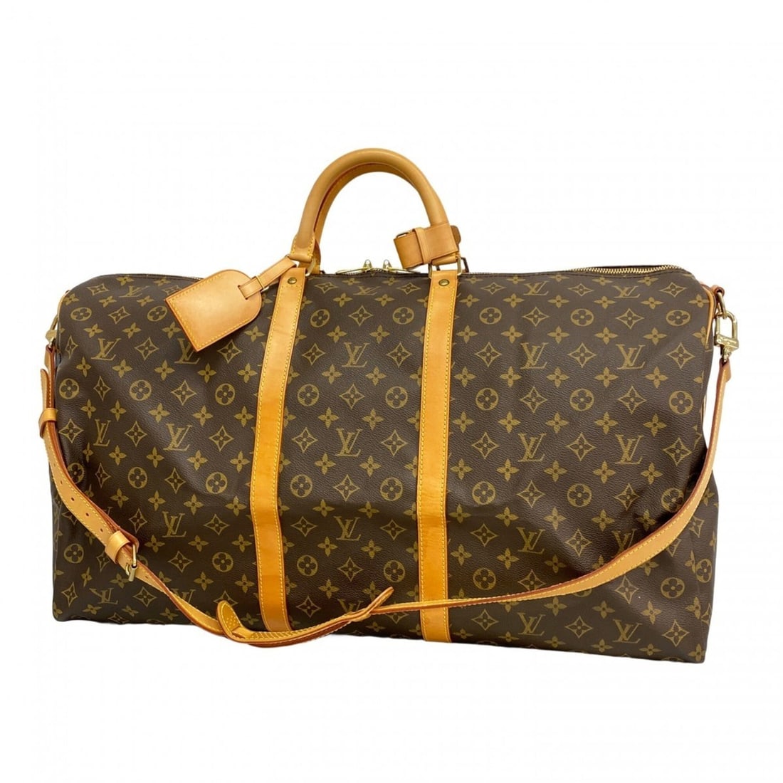 Louis Vuitton Bags - Boston Monogram Keepall Bandoulière 60 M41412 Brown Men's & Women's: --- Catalog ---Category: SizeSize (HxWxD): 34cm x 60cm x 27cm / 13.38'' x 23.62'' x 10.62''Category: DesignType: Boston bagColor: BrownGender: Men,WomenCategory: GeneralMPN: M41412Brand: Louis Vuitton
