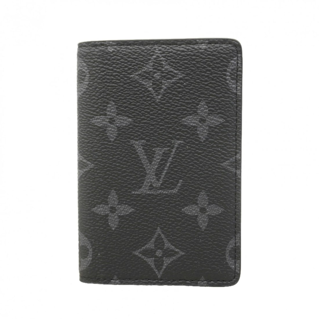 Louis Vuitton Business Card Holder/Card Case, Monogram Eclipse Organizer de Poche, M61696, Black,: --- Catalog ---Category: DesignType: Card caseColor: BlackGender: MenCategory: GeneralMPN: M61696Brand: Louis VuittonCategory: Physical PropertiesSize (HxWxD): 11cm x 8cm x 1cm / 4.33'' x 3.14'' x 0.3