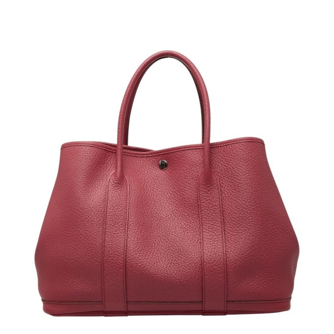 Hermes Garden Party PM Tote Bag Handbag Pink Negonda Leather Women's HERMES: --- Catalog ---Category: SizeSize (HxWxD): 24cm x 37cm x 18cm / 9.44'' x 14.56'' x 7.08''Category: DesignType: Handbag, Tote bagColor: PinkGender: WomenMaterial: Negonda leather Category: GeneralLine: