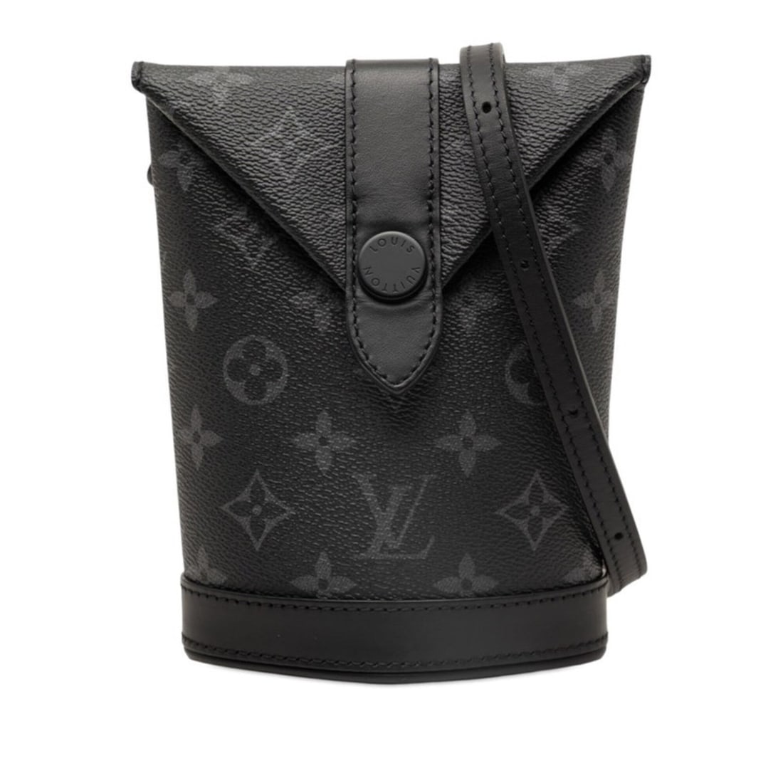 Louis Vuitton Monogram Eclipse Envelope Handbag Pouch Shoulder Bag Black Gray Leather Men's LOUIS: --- Catalog ---Category: SizeSize (HxWxD): 17.5cm x 12cm x 7.5cm / 6.88'' x 4.72'' x 2.95''Category: DesignType: Handbag, Pouch, Shoulder bagColor: Black, GrayGender: MenMaterial: PVC , Leather Catego