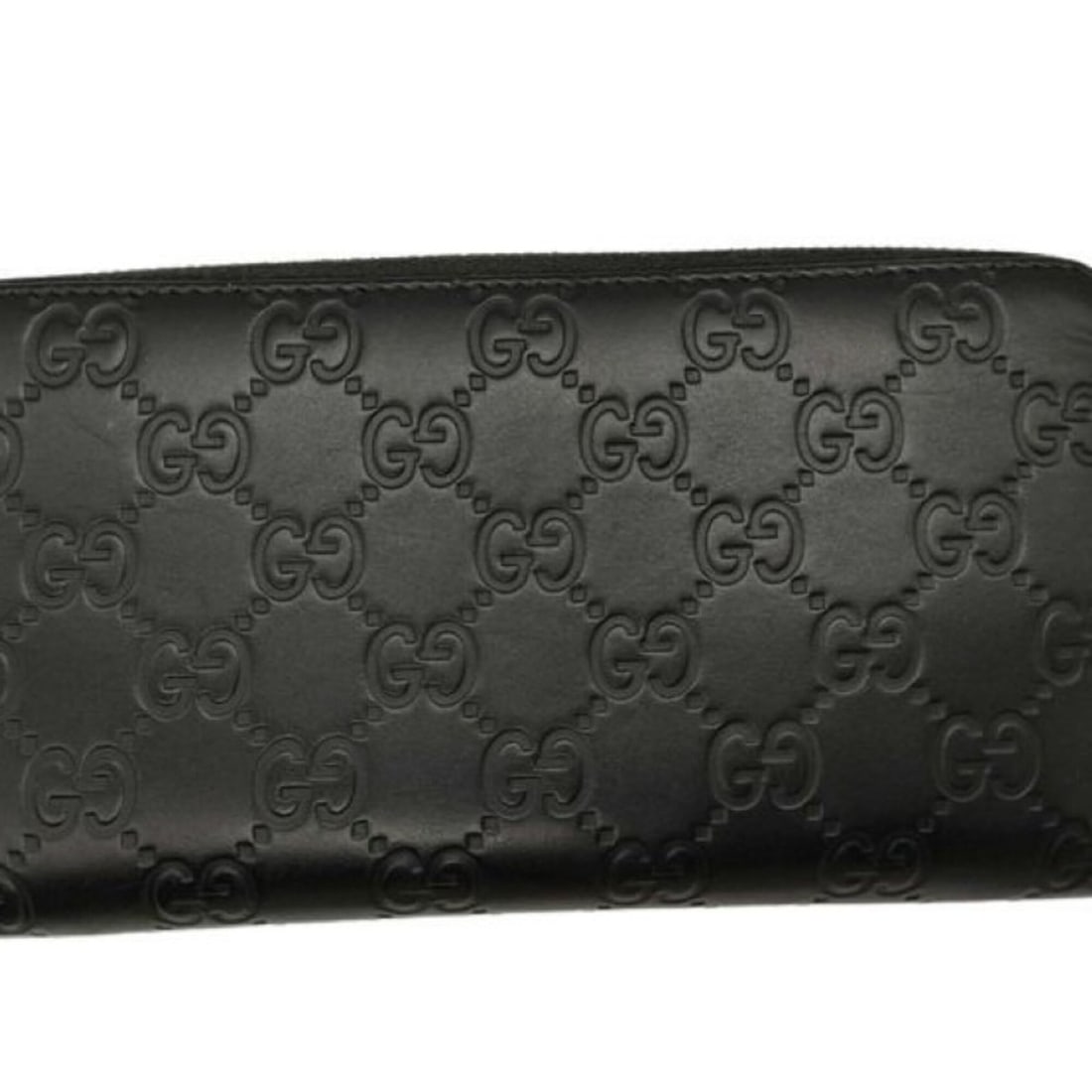GUCCI Gucci Long Wallet Guccissima 307987 Black Leather Men's Women's: --- Catalog ---Category: SizeSize (HxWxD): 10cm x 19cm x 2.5cm / 3.93'' x 7.48'' x 0.98''Category: DesignType: Long wallet (bi-fold)Color: BlackGender: Men,Women,UnisexClosure: ZipperMaterial: Leather