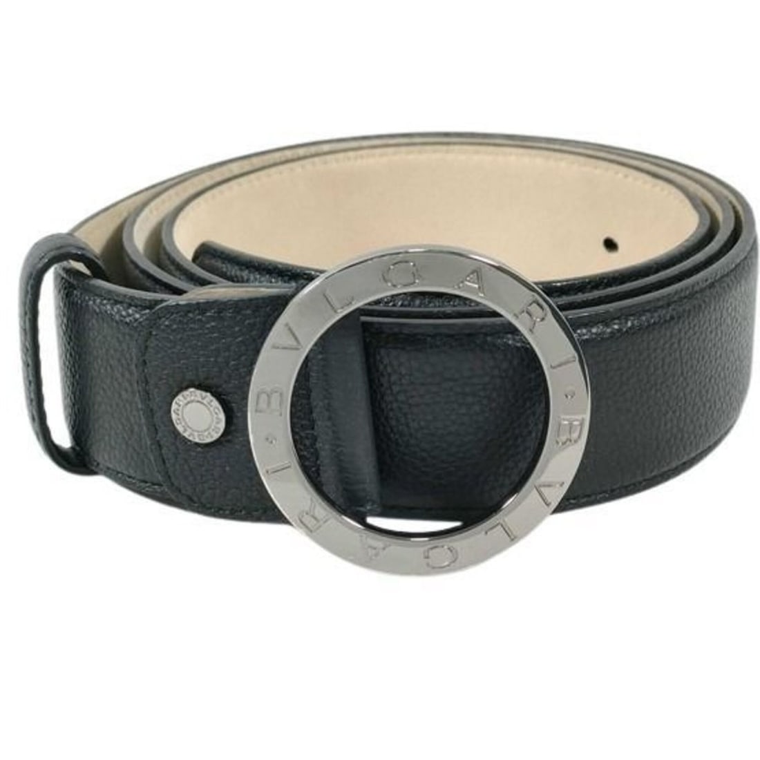 BVLGARI Bulgari Belt Man 281920 Black Grain Calf Leather Men's: --- Catalog ---Category: SizeWidth: 4cm / 1.57''Length: 105cm - 115cm / 41.33'' - 45.27''Category: DesignType: Standard beltColor: BlackGender: MenCategory: GeneralLine: Bvlgari BvlgariBrand: BvlgariC