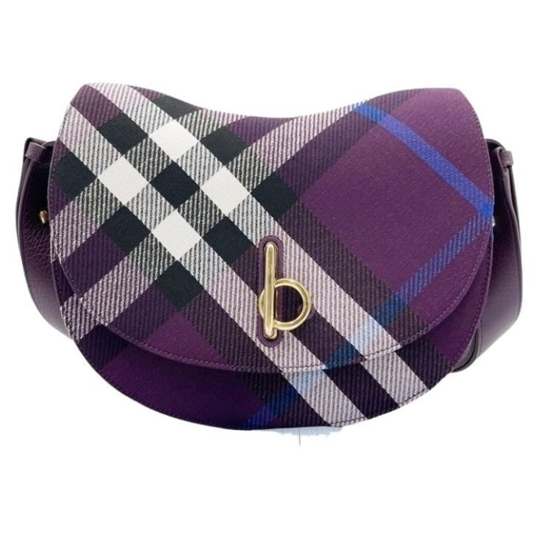 BURBERRY Shoulder Bag, Rocking Horse Design, 8093062, Purple Canvas, Women's: --- Catalog ---Category: SizeSize (HxWxD): 20cm x 25.5cm x 9cm / 7.87'' x 10.03'' x 3.54''Category: DesignType: Shoulder bagColor: PurpleGender: WomenClosure: FlapMaterial: Canvas Category: