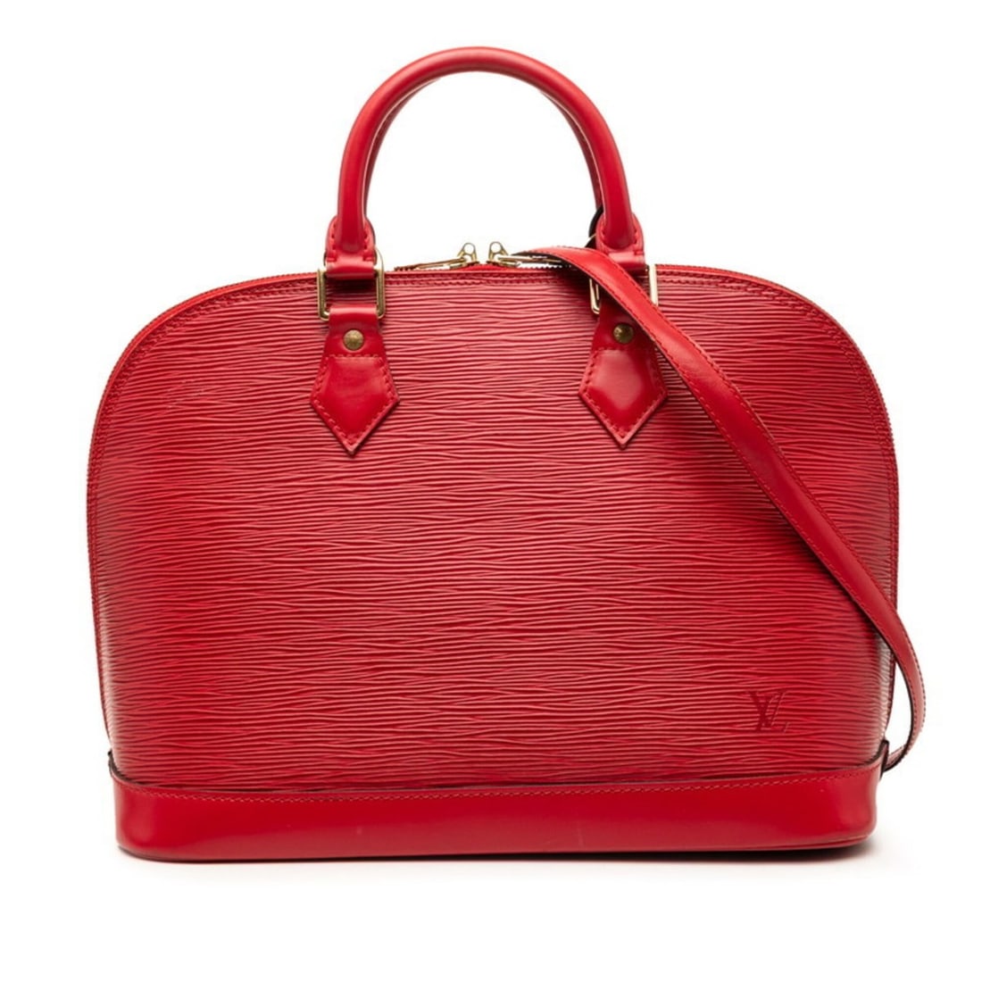 Louis Vuitton Epi Alma Handbag/Shoulder Bag 2-Way M52147 Castilian Red Leather Women's LOUIS VUITTON (1 of 10)