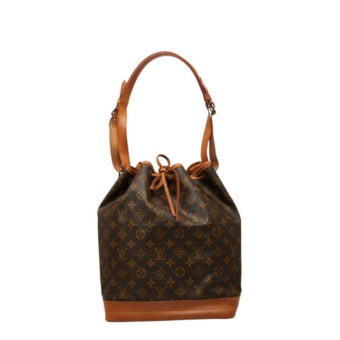 Louis Vuitton Monogram Noe Shoulder Bag M42224 Brown Leather Women's LOUIS VUITTON: --- Catalog ---Category: SizeSize (HxWxD): 34cm x 26.5cm x 19cm / 13.38'' x 10.43'' x 7.48''Category: DesignType: Shoulder bagColor: BrownGender: WomenMaterial: PVC , Leather Category: GeneralMPN: M42