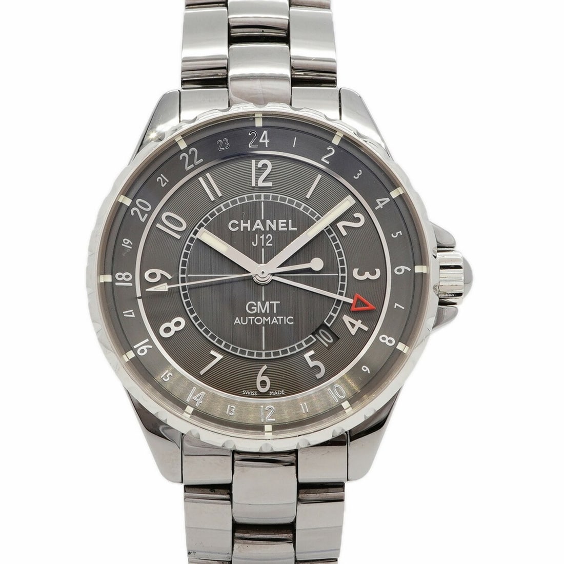 Chanel J12 Chromatic GMT H3099 Gray Dial Men's Watch (1 of 10)