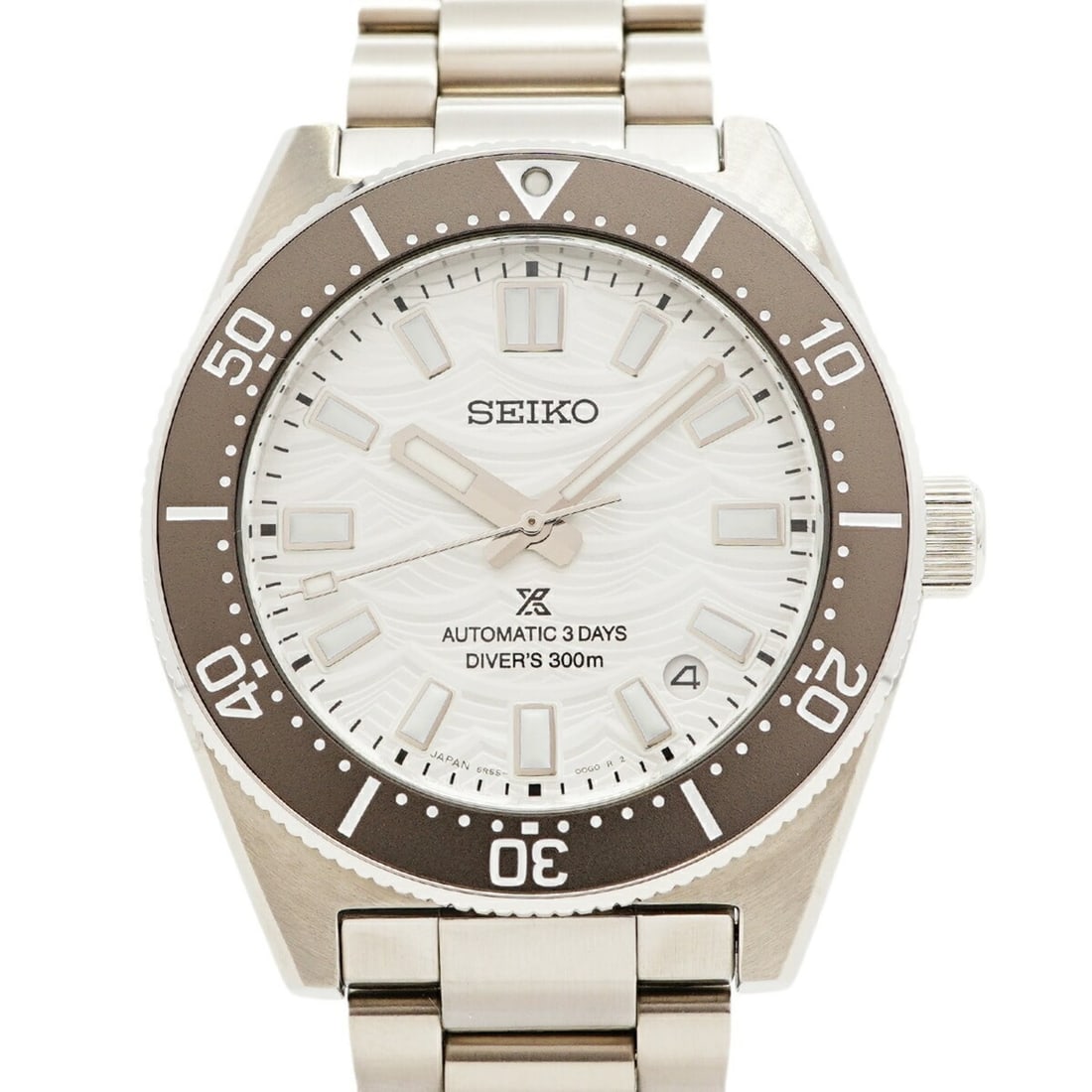 Seiko Prospex SBDC213 6R55-00K0 Silver Dial Men's Watch: --- Catalog ---Category: SizeWrist Size: 19cm / 7.48''Case Diameter: 40mm / 1.57''Category: DesignType: WristwatchGender: MenColor (Dial): SilverMaterial (Band): Stainless steelCategory: GeneralMPN: S