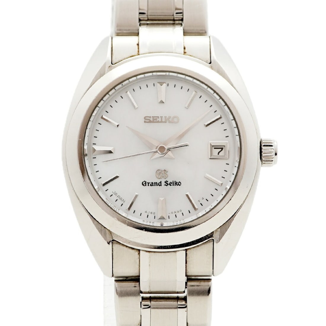 Seiko Grand STGF075 4J52-0AC0 White Dial Women's Watch: --- Catalog ---Category: SizeWrist Size: 15cm / 5.9''Case Diameter: 26mm / 1.02''Category: DesignType: WristwatchGender: WomenColor (Dial): WhiteMaterial (Band): Stainless steelCategory: GeneralMPN: S
