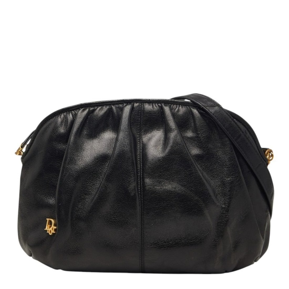Christian Dior Dior Crossbody Shoulder Bag, Black Leather, Women's: --- Catalog ---Category: SizeSize (HxWxD): 17cm x 23cm x 8cm / 6.69'' x 9.05'' x 3.14''Category: DesignType: Shoulder bagColor: BlackGender: WomenMaterial: Leather Category: GeneralBrand: Christian Di