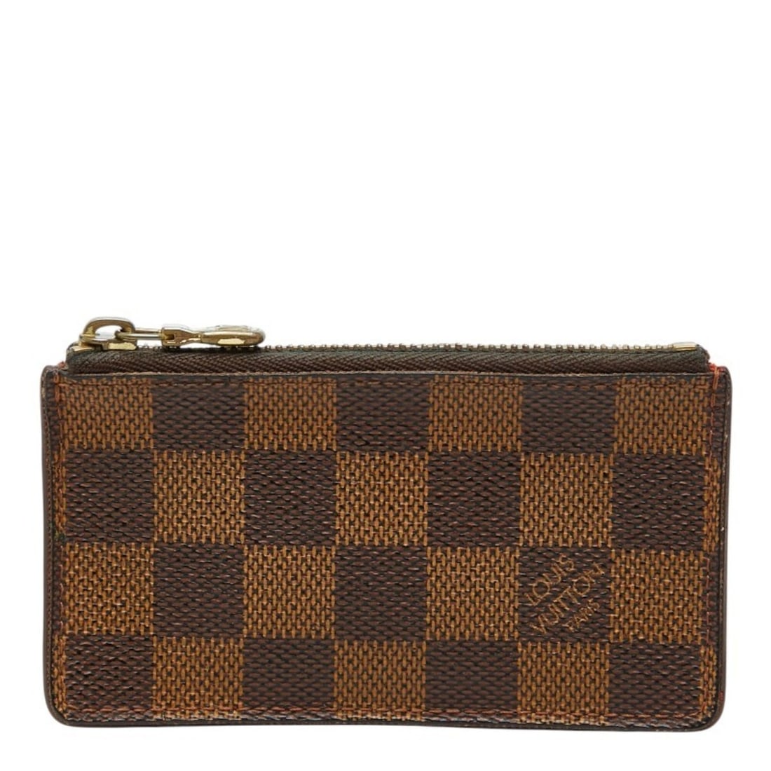 Louis Vuitton Damier Pochette Clé Wallet/Coin Case/Key Case/Coin Purse N62658 Brown Leather Women's: --- Catalog ---Category: SizeSize (HxWxD): 6.5cm x 12cm x 1cm / 2.55'' x 4.72'' x 0.39''Category: DesignType: Coin purse/coin caseColor: BrownGender: WomenMaterial: PVC , Leather Category: GeneralBran