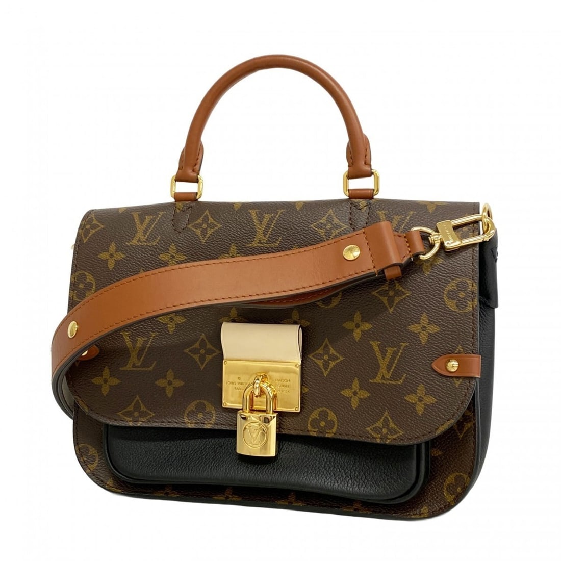 Louis Vuitton Monogram Vaugirard PM Handbag M44354 Brown Noir 2-way bag for women P2870304: --- Catalog ---Category: SizeSize (HxWxD): 19cm x 26cm x 9.5cm / 7.48'' x 10.23'' x 3.74''Category: DesignType: HandbagColor: Brown, NoirGender: WomenCategory: GeneralMPN: M44354Brand: Louis Vuitton--