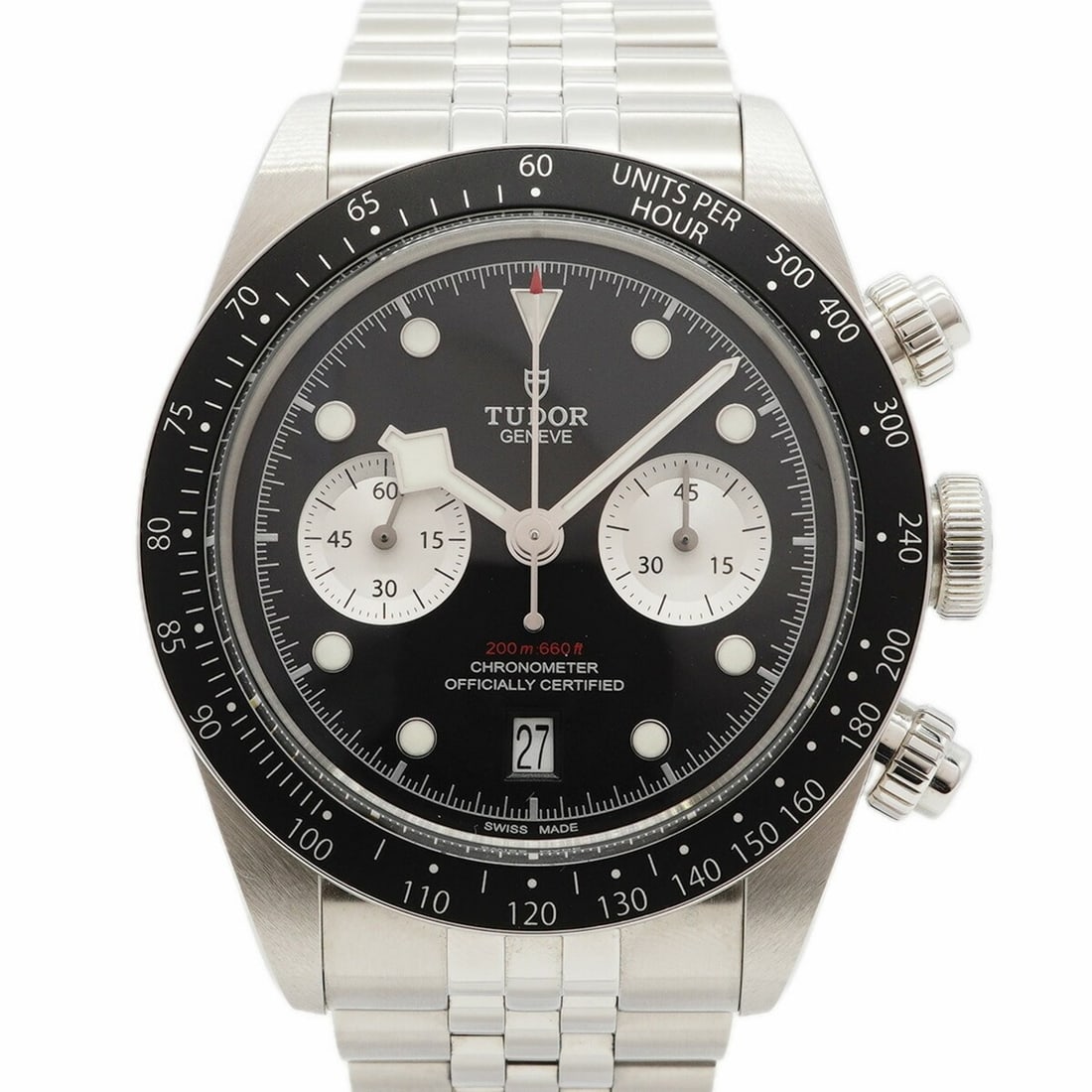 Tudor Black Bay Chrono 79360N Dial Men's Watch: --- Catalog ---Category: SizeWrist Size: 16.5cm / 6.49''Case Diameter: 41.5mm / 1.63''Category: DesignType: WristwatchGender: MenColor (Dial): BlackMaterial (Band): Stainless steelCategory: GeneralMPN