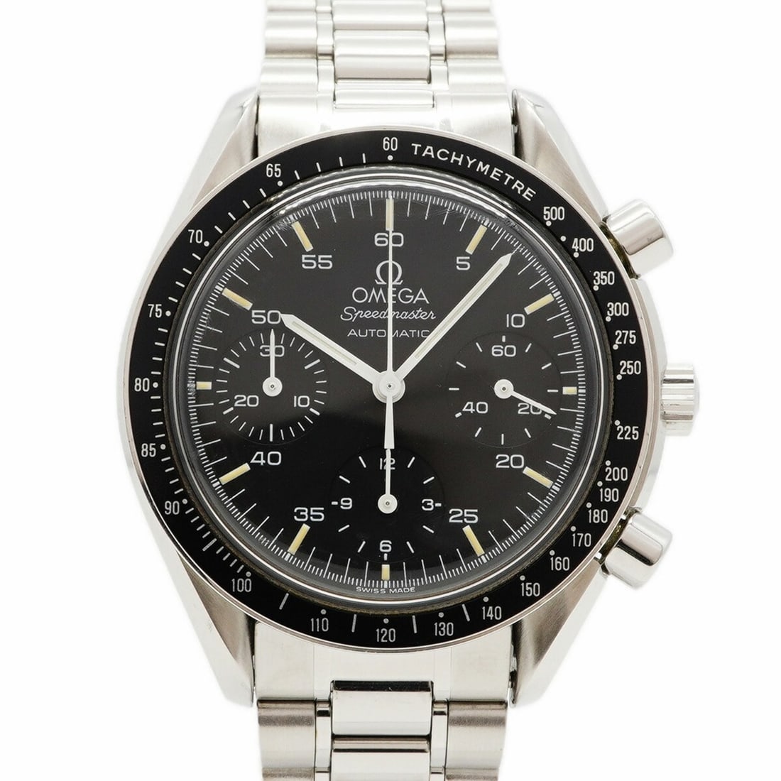 Omega Speedmaster 3510.50 Black Dial Men's Watch: --- Catalog ---Category: SizeWrist Size: 16.5cm / 6.49''Case Diameter: 39mm / 1.54''Category: DesignType: WristwatchGender: MenColor (Dial): BlackMaterial (Band): Stainless steelCategory: GeneralMPN: 