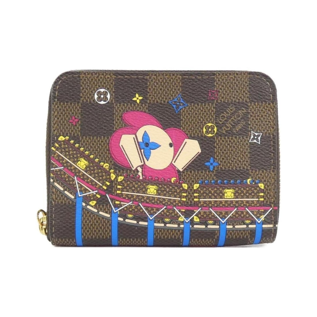 Louis Vuitton Damier (Holiday) Zippy Coin Purse N60404 Wallet/Coin Case: --- Catalog ---Category: SizeSize (HxWxD): 8cm x 11cm x 2cm / 3.14'' x 4.33'' x 0.78''Category: DesignType: Coin purse/coin caseColor: Damier Canvas, EbeneGender: WomenClosure: ZipperMaterial: Damier 