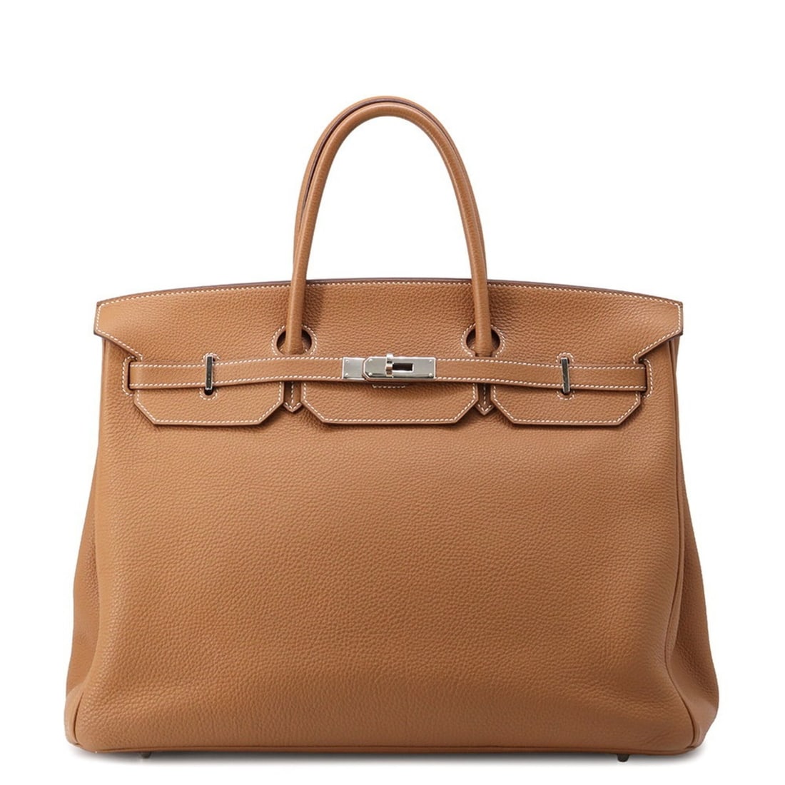 Hermes Birkin 40 Gold Togo C Stamp HERMES Handbag Women's (1 of 19)
