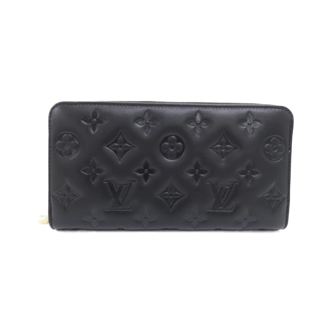 Louis Vuitton Coussin Zippy Wallet M81510: --- Catalog ---Category: SizeSize (HxWxD): 11cm x 20cm x 3cm / 4.33'' x 7.87'' x 1.18''Category: DesignType: Long wallet (bi-fold)Color: BlackGender: WomenMaterial: Leather Leather/Fur Type: