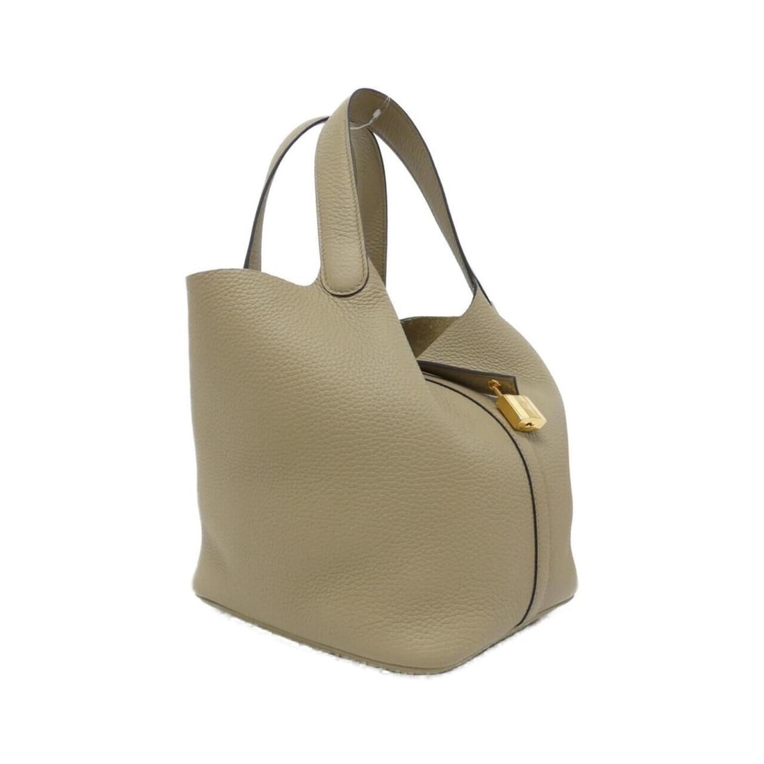 Hermes Picotin Lock MM 060991CC Handbag: --- Catalog ---Category: SizeSize (HxWxD): 22cm x 23cm x 17cm / 8.66'' x 9.05'' x 6.69''Category: DesignType: HandbagColor: BeigeGender: WomenMaterial: Taurillon clemence leather Category: