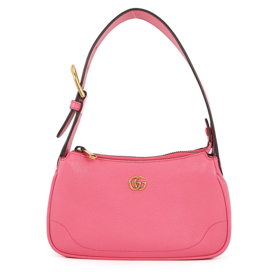Gucci GG Marmont Aphrodite Leather Handbag 739076 GUCCI: --- Catalog ---Category: SizeSize (HxWxD): 1.5cm x 20cm x 3.5cm / 0.59'' x 7.87'' x 1.37''Category: DesignType: HandbagColor: PinkGender: WomenMaterial: Leather Hardware Color: GoldCategory: