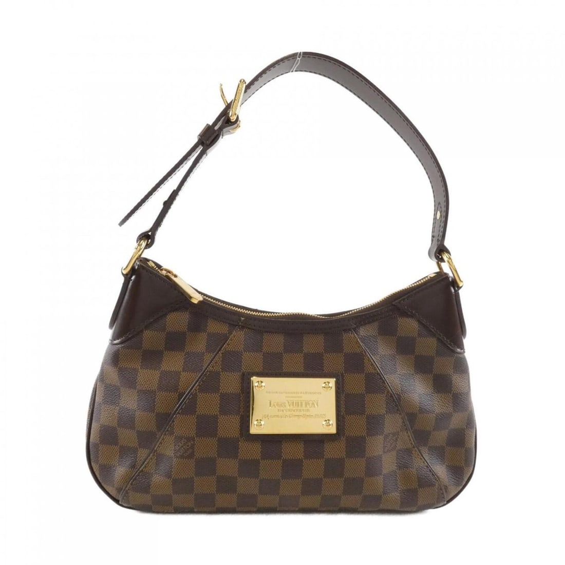 Louis Vuitton Damier Thames PM N48180 Shoulder Bag: --- Catalog ---Category: SizeSize (HxWxD): 18cm x 34cm x 6cm / 7.08'' x 13.38'' x 2.36''Category: DesignType: Shoulder bagColor: EbeneGender: WomenMaterial: Coated canvas Hardware Color: