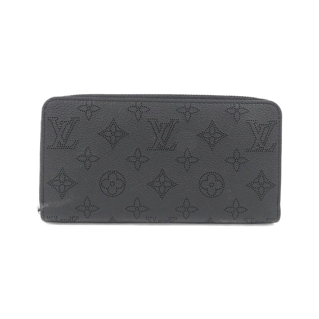 Louis Vuitton Mahina Zippy Wallet M61867: --- Catalog ---Category: SizeSize (HxWxD): 10cm x 19cm x 2.5cm / 3.93'' x 7.48'' x 0.98''Category: DesignType: Long wallet (bi-fold)Color: BlackGender: Men,WomenMaterial: Leather Leather/Fur Type: Cal